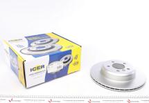 Диск гальмівний (задній) BMW 5 (F10/F11) 09- (330x20) (з покриттям) (вентильований)