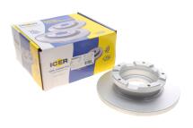 Диск гальмівний (задній) Ford Transit V347 06-14 (280x16) (з покриттям) (повний)