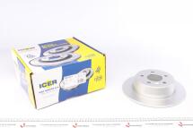 Диск тормозной (задний) MB Vito (W638) 96-03 (280x10) (с покрытием) (полный)