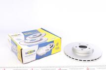 Диск гальмівний (передній) Audi A4/A5 07-17 (314х25) (з покриттям) (вентильований)