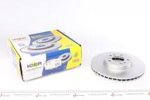 Диск гальмівний (передній) BMW X5 (E53) 00-06 (332x30) (з покриттям) (вентильований)
