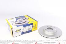 Диск гальмівний (передній) Chevrolet Aveo 03-/Daewoo Lanos 97-/Opel 84-02 (236x20)(з покр)(вент)