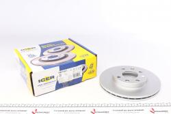 Диск тормозной (передний) Chevrolet Aveo 03-/Daewoo Lanos 97-/Opel 84-02 (236x20)(с покр)(вент)