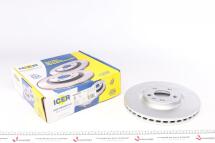 Диск гальмівний (передній) Citroen Jumper/Jumpy/Peugeot 806/Expert 94-06 (281x26) (з покр.) (вент.)