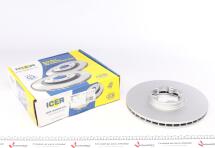 Диск гальмівний (передній) Ford Transit 00-06 (RWD) (294x24) (з покриттям) (вентильований)