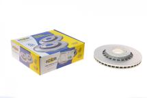 Диск гальмівний (передній) Opel Astra F/Kadett/Vectra 84-/Daewoo Lanos 97- (256x24)(з покр.)(вент.)