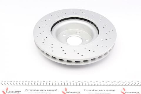 Диск гальмівний (передній) MB S-class (W221) 05-13 (334.9x32) (з покриттям)(вентильований)(перфорир.)