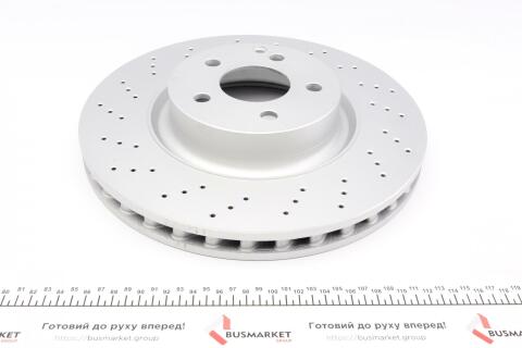 Диск гальмівний (передній) MB S-class (W221) 05-13 (334.9x32) (з покриттям)(вентильований)(перфорир.)