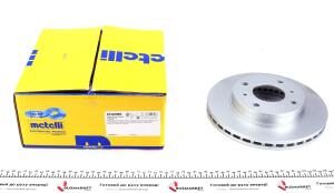 Диск тормозной (передний) Nissan Almera 00-06/Primera 90-99 (257x22) (с покрытием) (вентилированный)