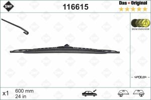 Щітка склоочисника (600mm) Renault Laguna I/BMW 7 (E38) 93- (+спойлер)