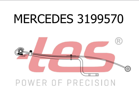 Ресора задня MB 814L/S/F 84-98, (пневмо)