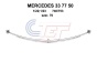 Ресора задняя MB Sprinter 3.5T-5T/VW Crafter 30-50 06- (2-ех листовая) (1/22+1/23mm) (70/740/753), фото 2 - интернет-магазин Auto-Mechanic