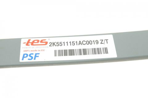 Ресора задня коренева VW Caddy 2.0 TDI 08- (однолистова) (60/750/560), 16mm Ресора задня коренева VW Caddy 2.0 TDI 08- (однолистова) (60/750/560), 16mm