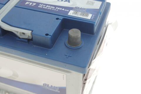Акумуляторна батарея 80Ah/740A (315x175x175/+R/B13) Blue Dynamic F17