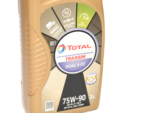 Трансмиссионное масло TOTAL TRAXIUM DUAL 9 FE 75W-90, 1 литр