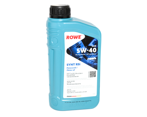 Моторна олива ROWE HIGHTEC SYNT RSi 5W-40, 1 літр