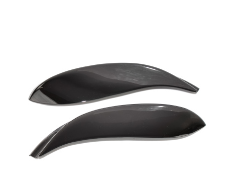 Вії фар (2 шт.) Fly-style* чорний лак Renault Trafic II + Opel Vivaro A 01->14