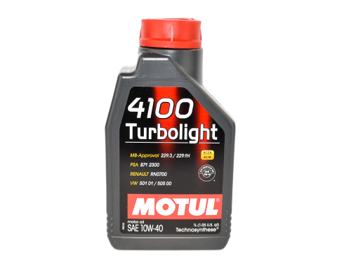 Моторное масло Motul 4100 Turbolight 10W-40, 1 литр