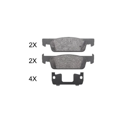 Дискові гальмівні колодки (передні) Renault Clio IV / Renault Logan II / Renault Sandero II