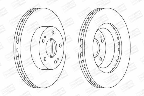 CHAMPION MITSUBISHI Гальмівний диск передн.Grandis 04- (290*26)