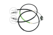 Трос ручного тормоза зад. Fiesta/Fusion 01- (1445/1257+1305/1115)