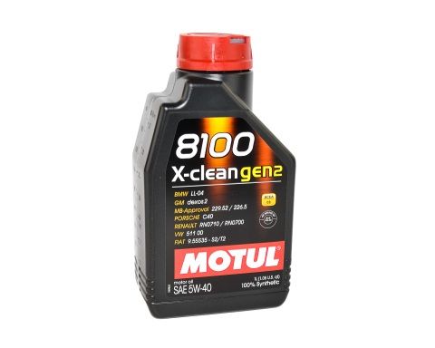 Моторна олива MOTUL 8100 X-clean gen2 5W-40, 1 літр