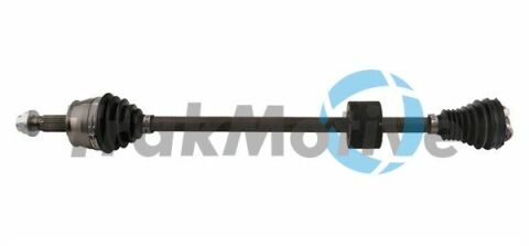 TRAKMOTIVE FIAT Піввісь прав. L=754мм 25 зуб. 500 0.9 12-, 500 C 1.4 09-, FORD KA 1.3 TDCi 08-16