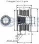 Шкив генератора opel astra j 09-, фото 2 - интернет-магазин Auto-Mechanic