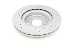 Диск тормозной (передний) Audi A3/Skoda Octavia II/VW Caddy/Golf V 04- (280x22) (с отверстиями) (вентилируемый) Диск тормозной (передний) Audi A3/Skoda Octavia II/VW Caddy/Golf V 04- (280x22) (с отверстиями) (вентилируемый)