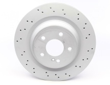 Диск тормозной (задний) MB S-class (W221) 05-13 (320x24) (с покрытием) (с отверстиями) (вентилированный)