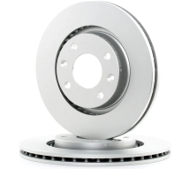 Диск гальмівний (передній) (к-кт 2шт) Citroen Berlingo/Peugeot Partner 96- (266x22) (з покриттям) (вентильований)