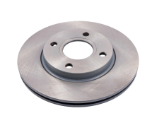 Диск гальмівний (передній) (к-кт 2шт) Ford Fiesta 00-08/Focus 98-04/Fusion 02-12 (258x22) (з покриттям) (вентильований)