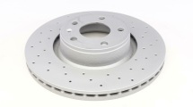 Диск гальмівний (передній) Audi A6 04-11 (314х25) (з покриттям) (з отворами) (вентильований) Диск гальмівний (передній) Audi A6 04-11 (314х25) (з покриттям) (з отворами) (вентильований)
