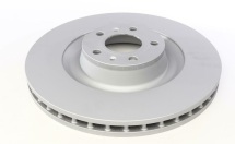 Диск гальмівний (передній) Audi A6/A8/VW Phaeton 04-16 (360x34) (з покриттям) (вент.)