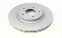 Диск гальмівний (передній) Nissan Juke 1.6 10- (296x26) (з покриттям) (вентильований)