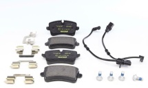 Колодки гальмівні (задні) Audi A8 09- / A7 Sportback 13-18 (Lucas) Q+ (з датчиками L=300mm)