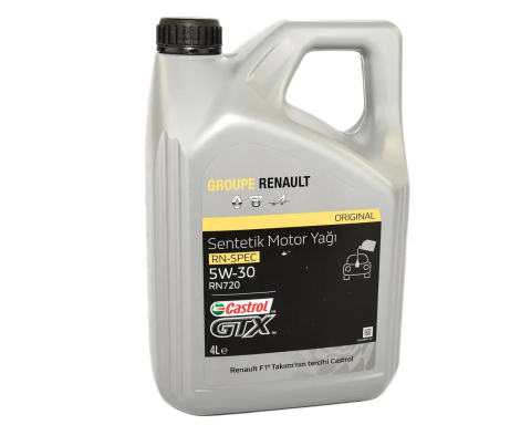 Моторное масло RENAULT CASTROL RN 720 5W-30, 4 литра Моторное масло RENAULT CASTROL RN 720 5W-30, 4 литра