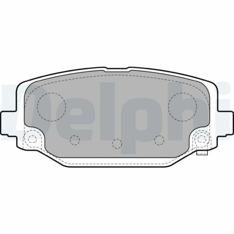 DELPHI FIAT Тормозные колодки задн.Freemont ,Dodge Caravan,Chrysler Grand Voyager 2.0/3.608-