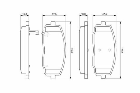 Колодки тормозные (передние) Hyundai I10 08-/Kia Picanto 04-