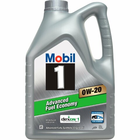 Масло моторное Mobil 1 0W-20, 5л Масло моторное Mobil 1 0W-20, 5л