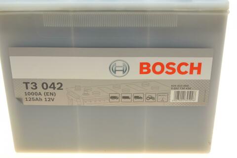 Аккумулятор Bosch 12В/125Ач/1000А/36,8кг