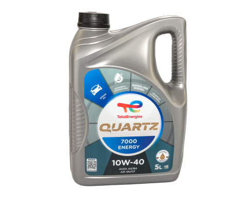 Моторна олива Total Quartz 7000 Energy 10W-40, 5 літрів Моторна олива Total Quartz 7000 Energy 10W-40, 5 літрів