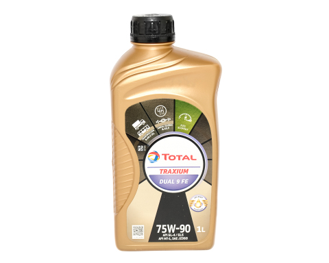 Трансмиссионное масло TOTAL TRAXIUM DUAL 9 FE 75W-90, 1 литр