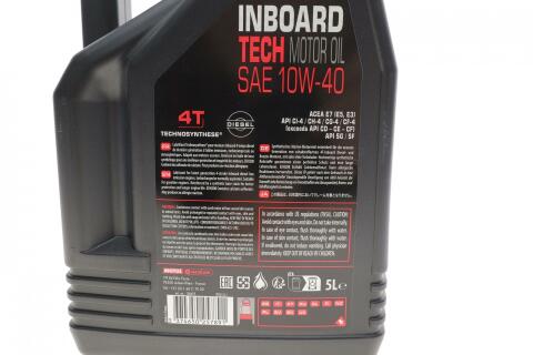 Масло 10W40 Inboard Tech 4T (5L) (101753=106419)