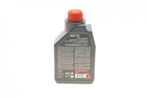 Трансмиссионное масло MOTUL ATF VI, 1л (105774/103217)