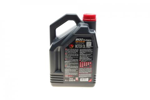 Моторное масло MOTUL 8100 X-clean+ 8100 5W-30, 5 литров