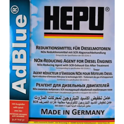 Рідина для нейтралізації відпрацьованих газів AdBlue HEPU, 10л