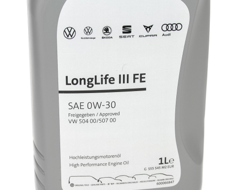 Моторное масло VAG AUDI Longlife III FE 0W-30, 1 литр