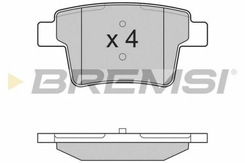 Гальмівні колодки зад. Ford Mondeo 00-07 (bosch)