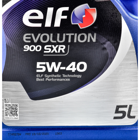 Моторна олива Elf Evolution 900 SXR 5W-40, 5 літрів